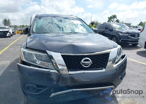 2014 Nissan Pathfinder Sv z USA, uszkodzony, nr VIN 5N1AR2MMXEC733905